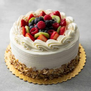 Fresh Vanilla Fruit Cake