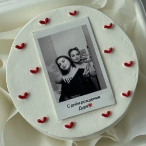 Polaroid Memories Friendship Cake