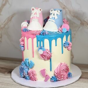He Or She Baby Shower Cake