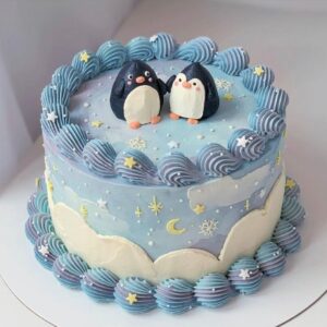 Penguin Duo Cake
