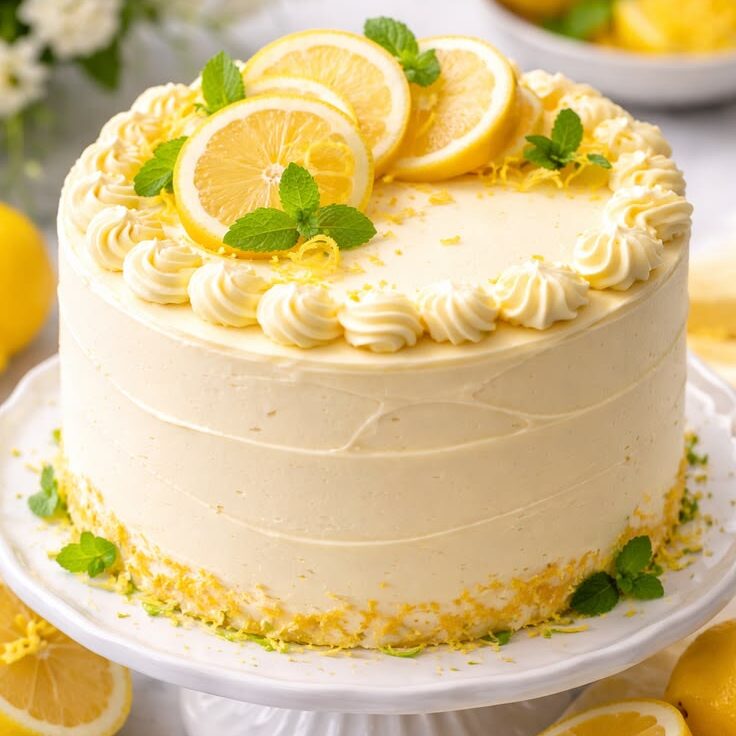 lemom cream cake