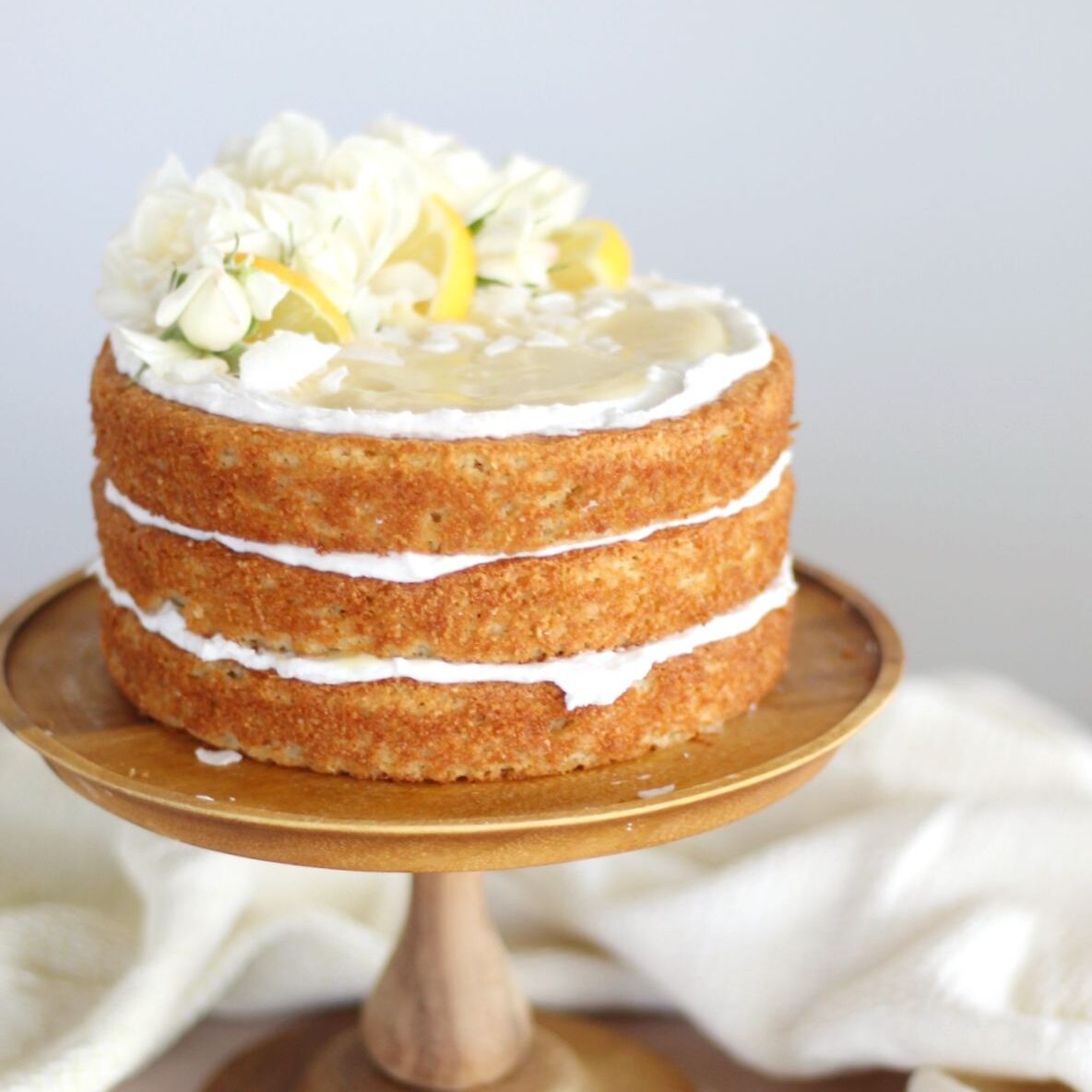 lemony coconut cake