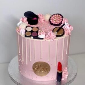 Blush Makeup Cake