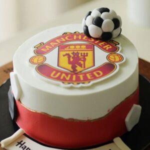 Manchester United Football Cake