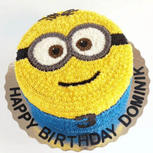 Cute Minion Cake