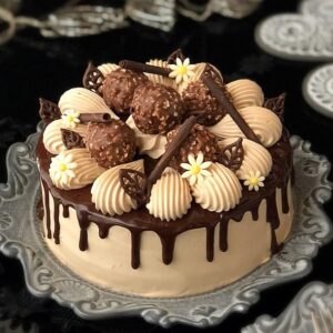 Golden Flake Ferrero Espresso Cake