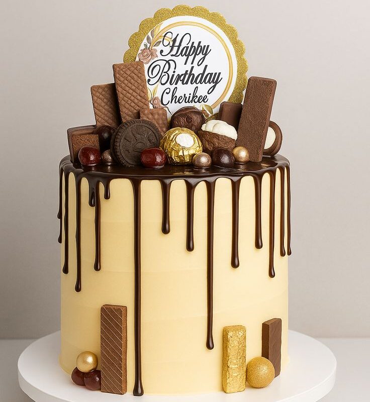 nutty choco rich cake
