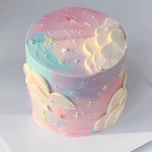 Cloudy Pastel Cake