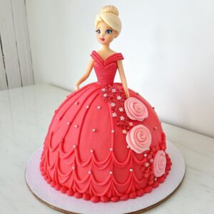 Magical Red Barbie Cake - 2kg