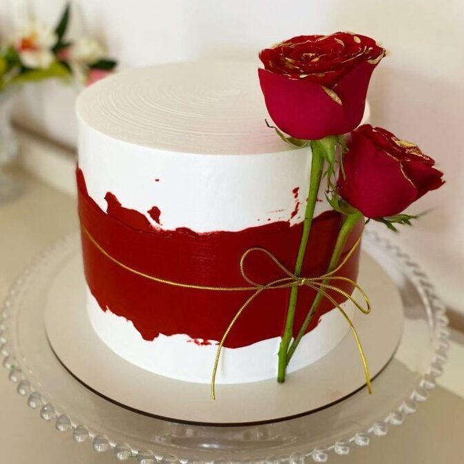 rose day cake