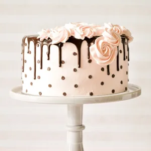 Strawberry Chocolate Drip Cake