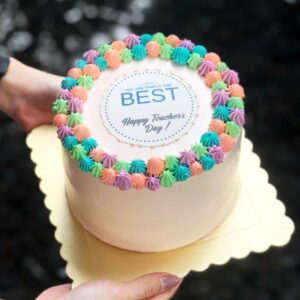 Teachers Day Poster Cake - 2kg