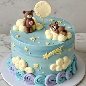 Midnight Slumber Teddy Cake