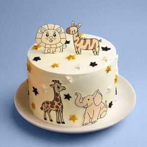 Enchanted Animal Kingdom Cake