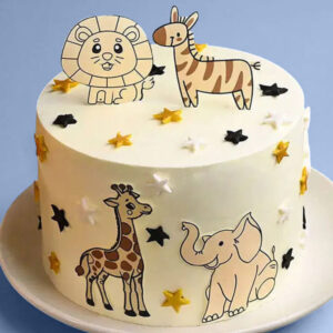 Enchanted Animal Kingdom Cake