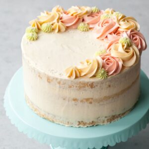 Classic Naked Vanilla Cake