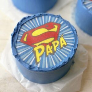 Super Papa Superman Cake