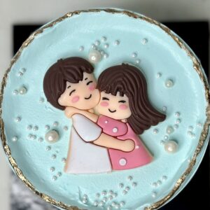 Warm Embrace Sibling Cake